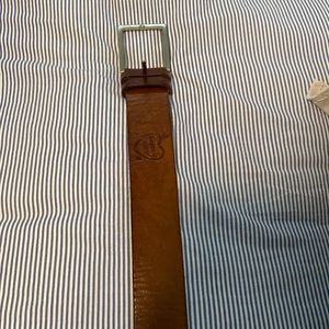 Mens fine leather belt